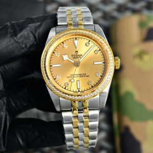 Tudor Black Bay Men's 41mm Steel & Gold Super Clone Luxury Watch 1144734758 - front view | Black Bay